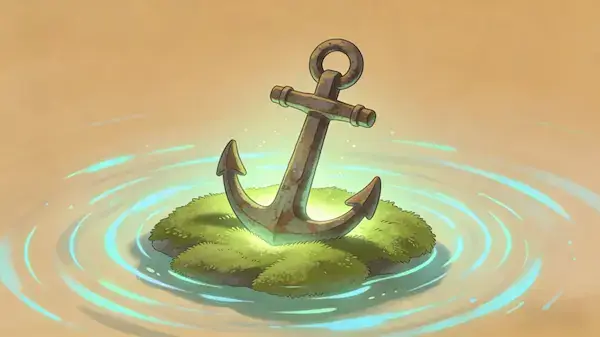 Illustration of an anchor symbolizing stability